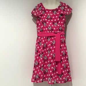 Disney Size S (6/6x) Minnie Mouse Pink Dress